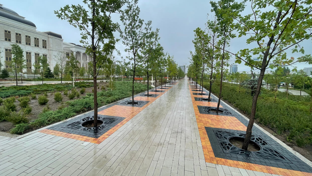 Приствольная решетка для дерева ZKING CRUST 1.2х1.2м Черная в Сочи фото