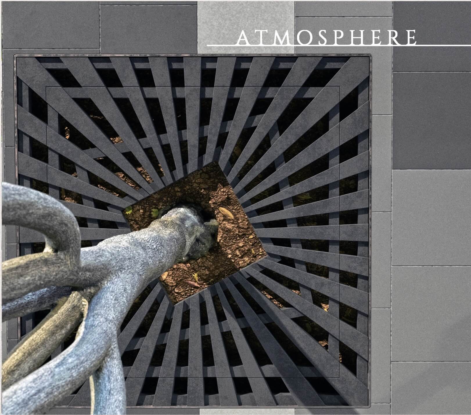 Приствольная решетка для дерева ZKING ATMOSPHERE 1.2х1.2м Черная в Сочи фото