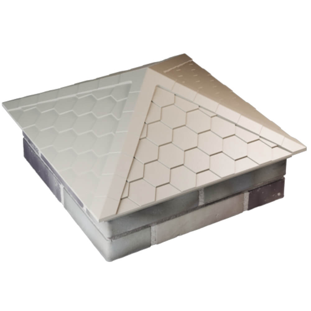 Колпак Zking Эверест Бежевый на столб 2х2 кирпича (535х535мм) Сочи фото