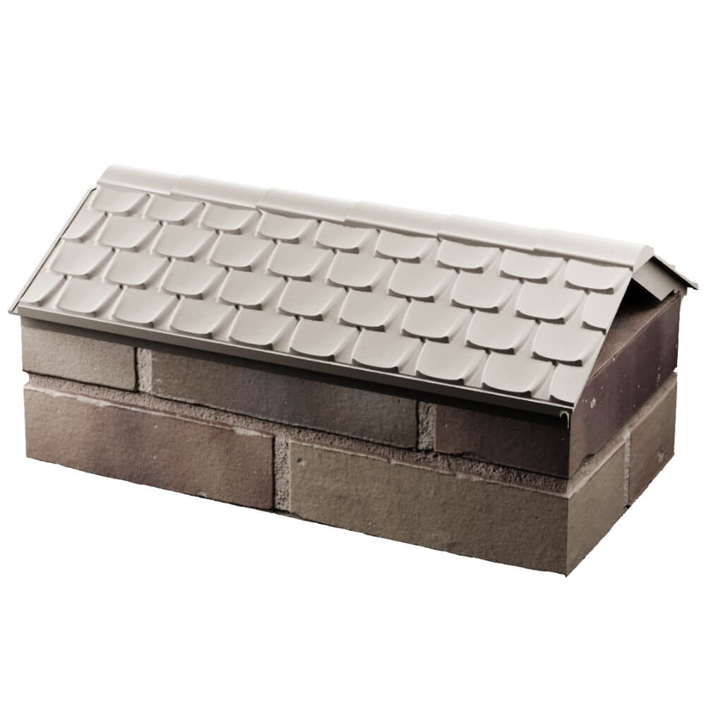 Парапет Zking Эльбрус Бежевый с посадкой на 1 кирпич (255мм) в Сочи фото