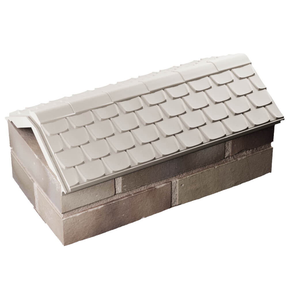 Парапет Zking Эльбрус Бежевый с посадкой на 1 кирпич (255мм) в Сочи фото