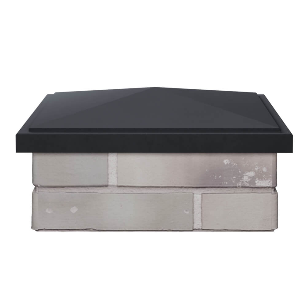 Колпак Zking БонаМоно Серый на столб 1.5х1.5 кирпича (385х385, 400х400мм) Сочи фото