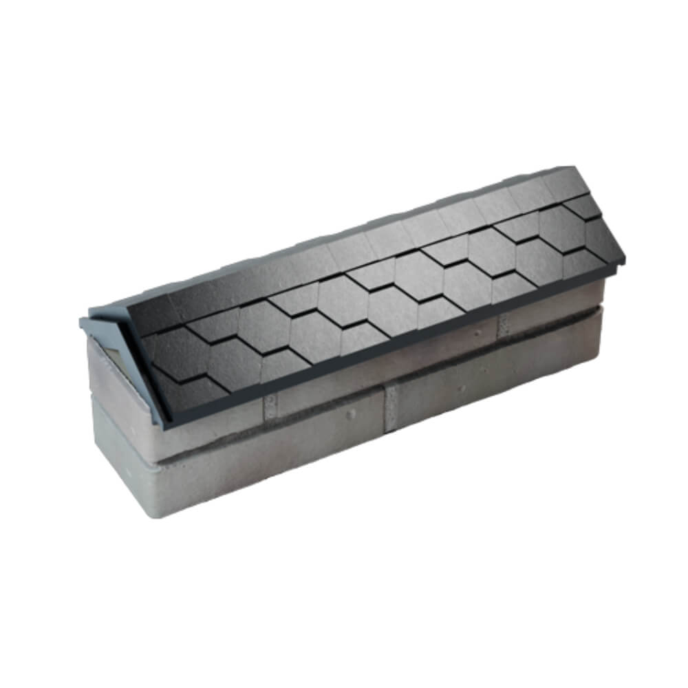 Парапет Zking Эверест Черный с посадкой на 0.5 кирпича (130мм) в Сочи фото