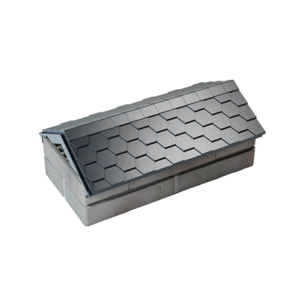 Парапет Zking Эверест Серый с посадкой на 1 кирпич (200/225/255мм) в Сочи фото