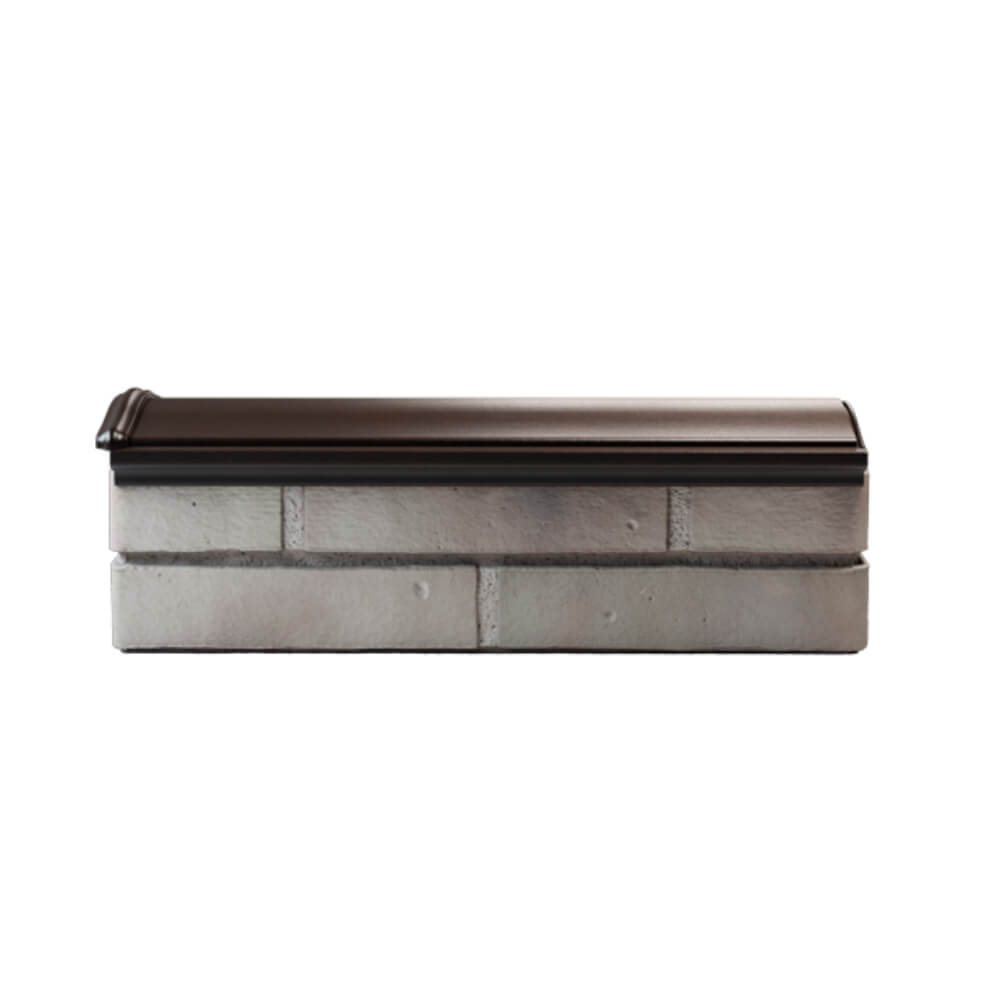 Парапет Zking Монблан Коричневый посадка на 0.5 кирпича (130мм) в Сочи фото