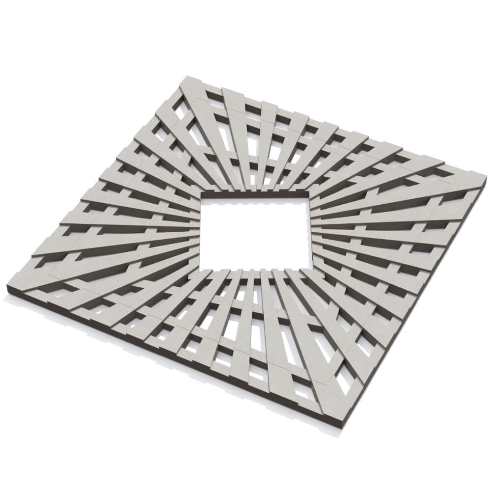 Приствольная решетка для дерева ZKING ATMOSPHERE 1.2х1.2м Бежевая в Сочи фото