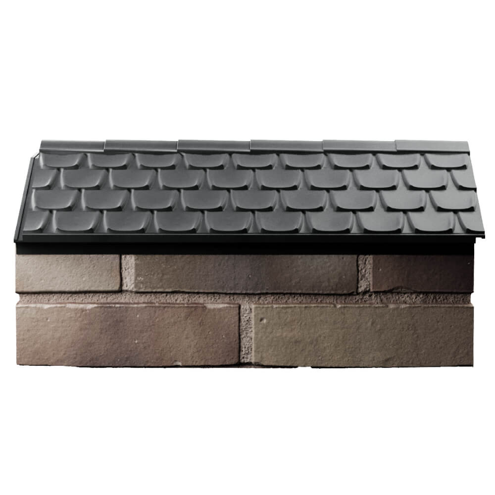 Парапет Zking Эльбрус Серый с посадкой на 1 кирпич (255мм) в Сочи фото
