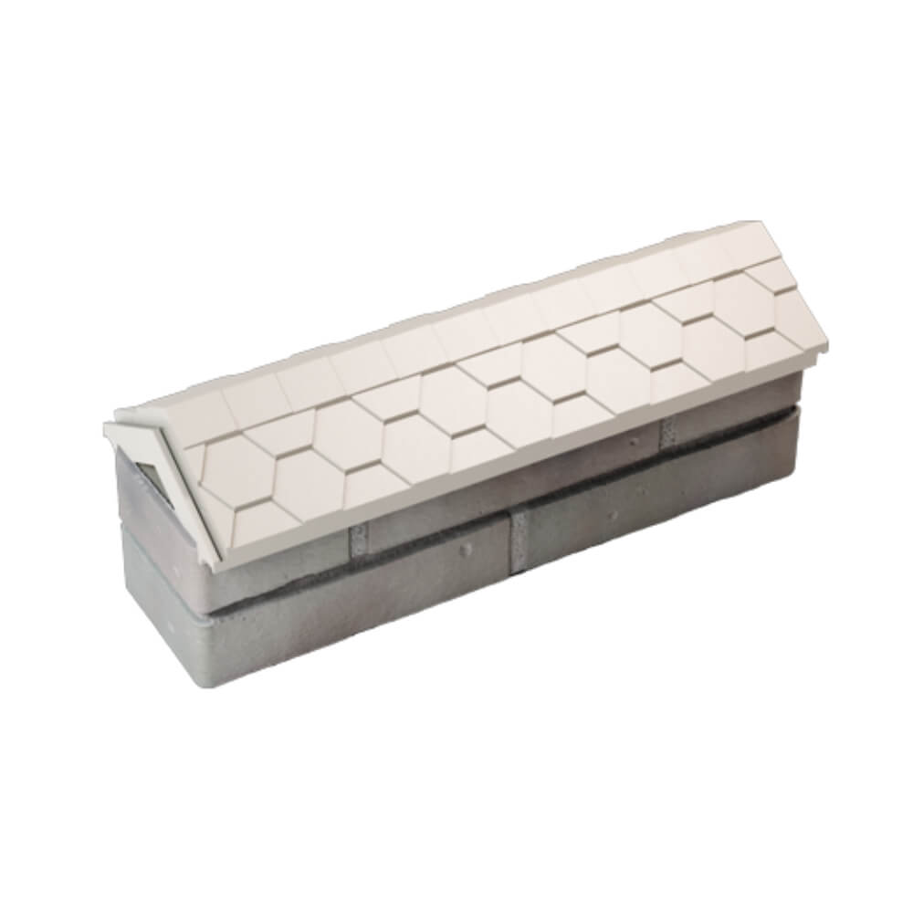 Парапет Zking Эверест Бежевый с посадкой на 0.5 кирпича (130мм) в Сочи фото