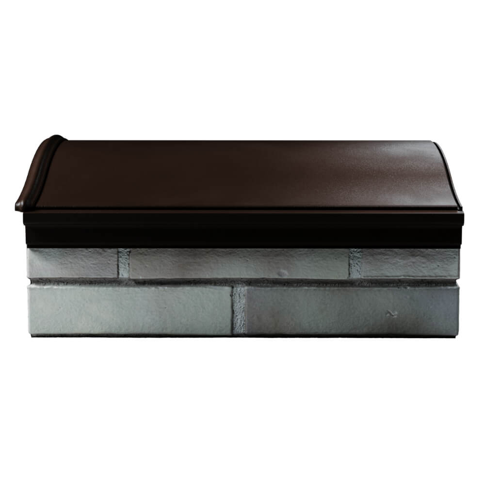 Парапет Zking Монблан Коричневый посадка на 1.5 кирпича (355/385мм) в Сочи фото