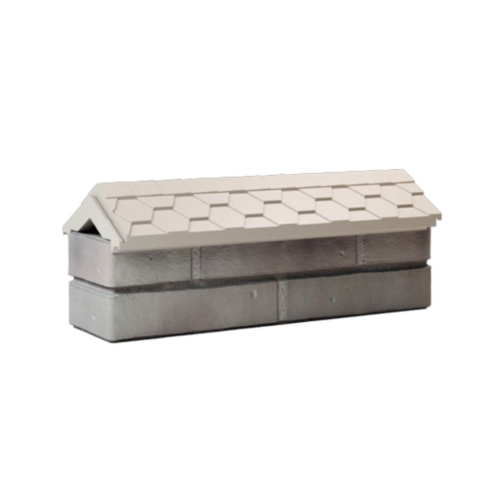 Парапет Zking Эверест Бежевый с посадкой на 0.5 кирпича (130мм) Сочи фото