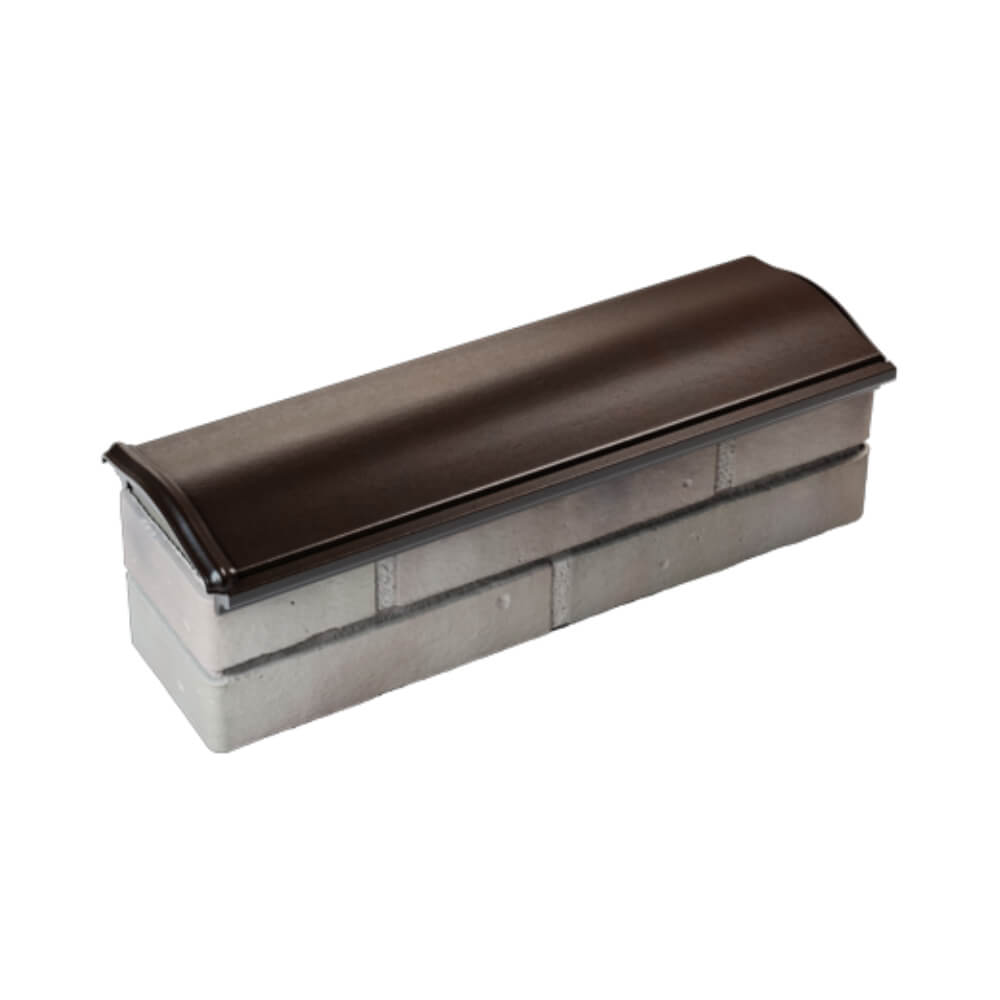 Парапет Zking Монблан Коричневый посадка на 0.5 кирпича (130мм) в Сочи фото