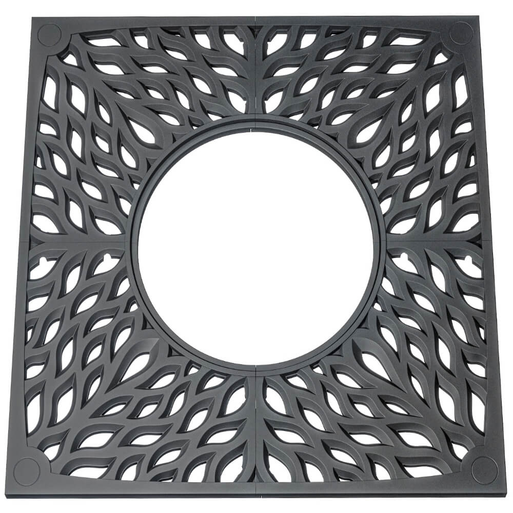 Приствольная решетка для дерева ZKING CRUST 2х2м Черная Сочи фото