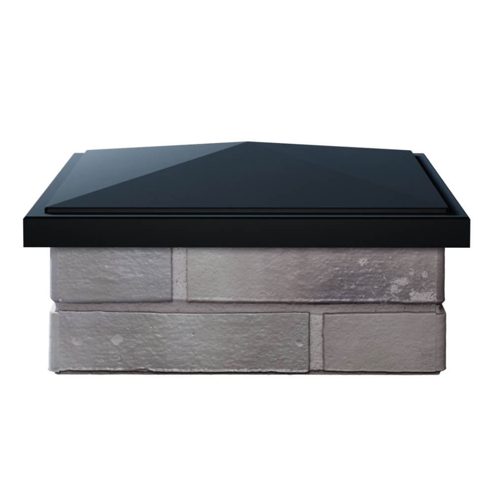 Колпак Zking БонаМоно Черный на столб 1.5х1.5 кирпича (385х385, 400х400мм) Сочи фото