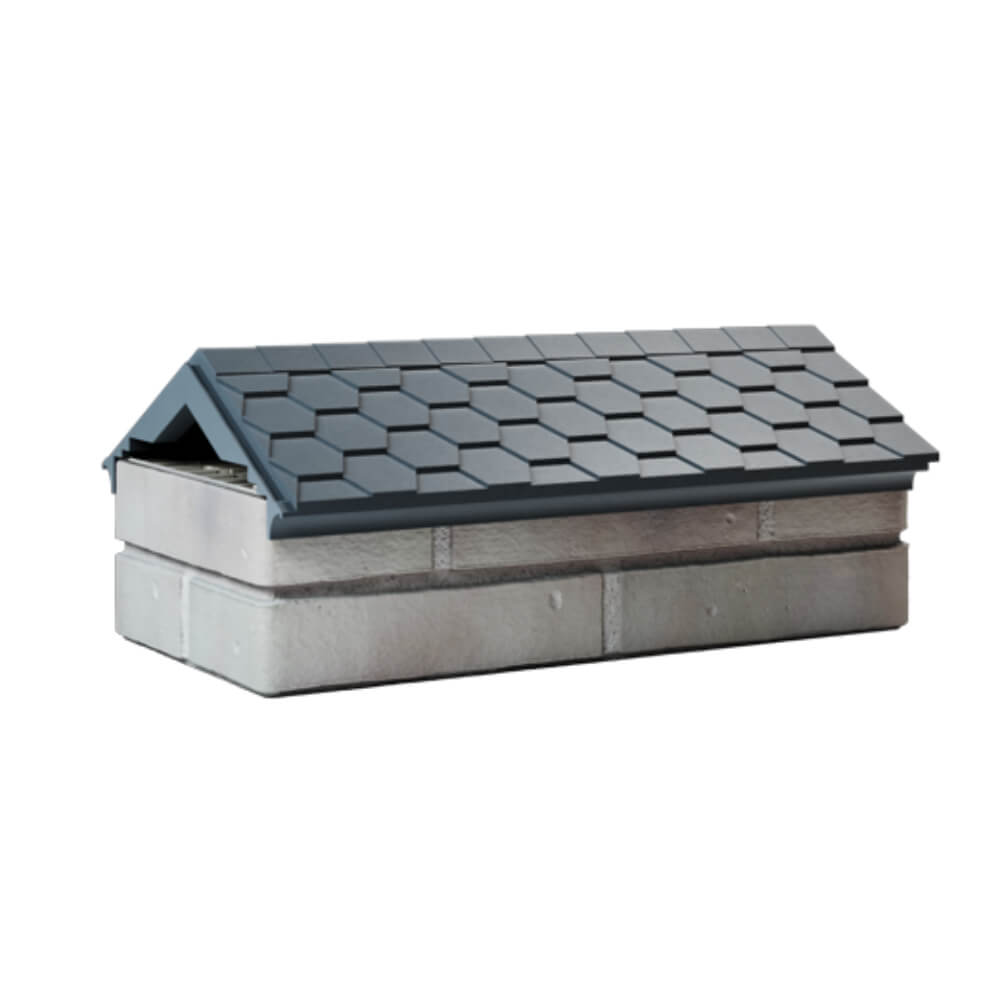 Парапет Zking Эверест Серый с посадкой на 1 кирпич (200/225/255мм) Сочи фото