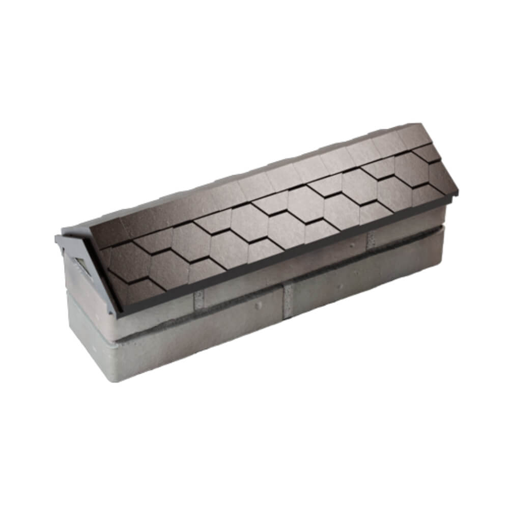 Парапет Zking Эверест Коричневый с посадкой на 0.5 кирпича (130мм) в Сочи фото