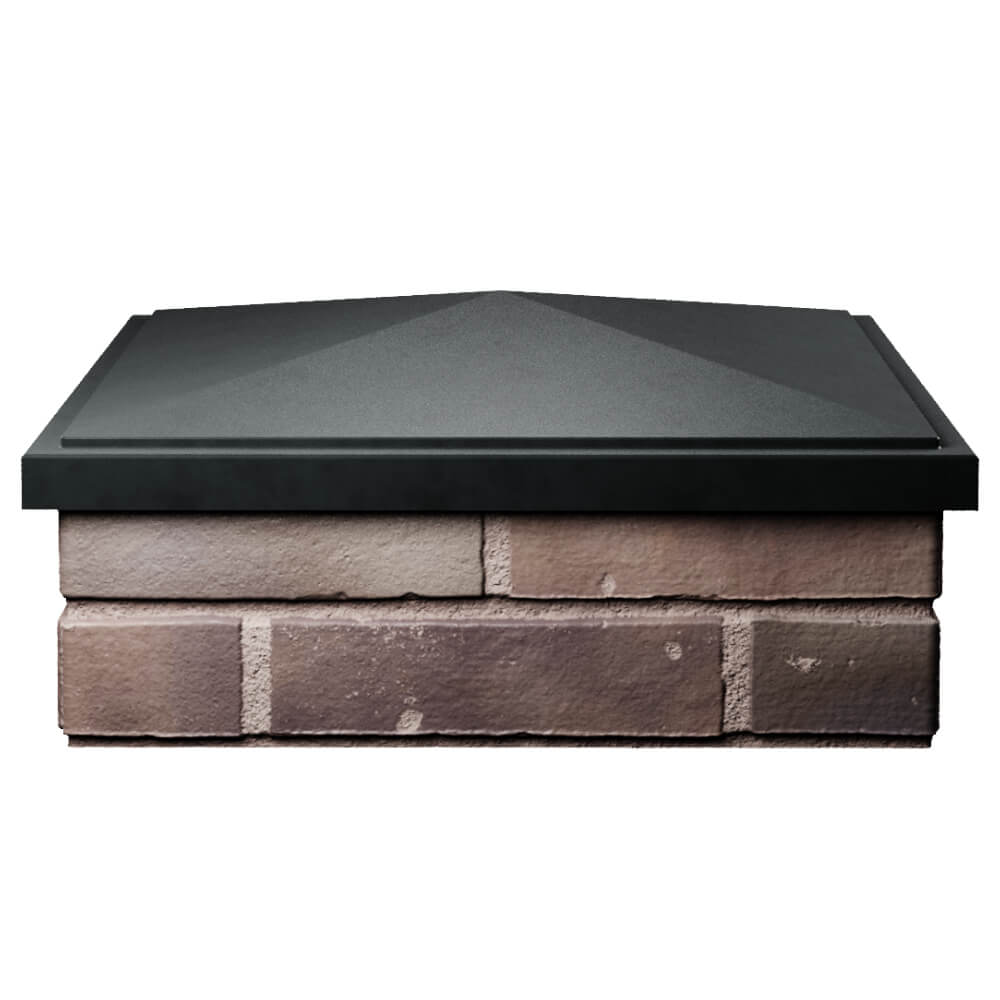 Колпак Zking БонаМоно Черный на столб 2х2 кирпича (515х515, 530х530мм) Сочи фото