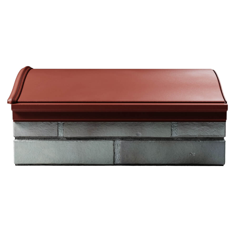 Парапет Zking Монблан Красный посадка на 1.5 кирпича (355/385мм) в Сочи фото