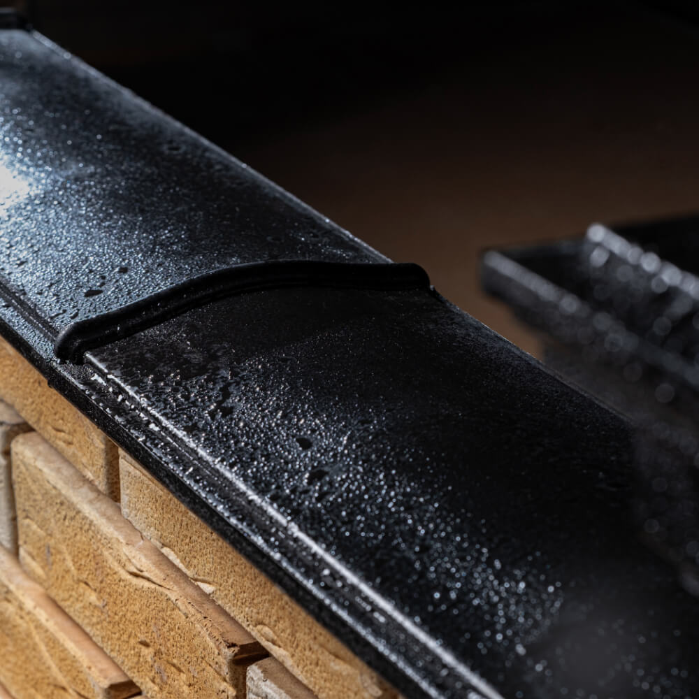 Парапет Zking Монблан Черный посадка на 0.5 кирпича (130мм) в Сочи фото