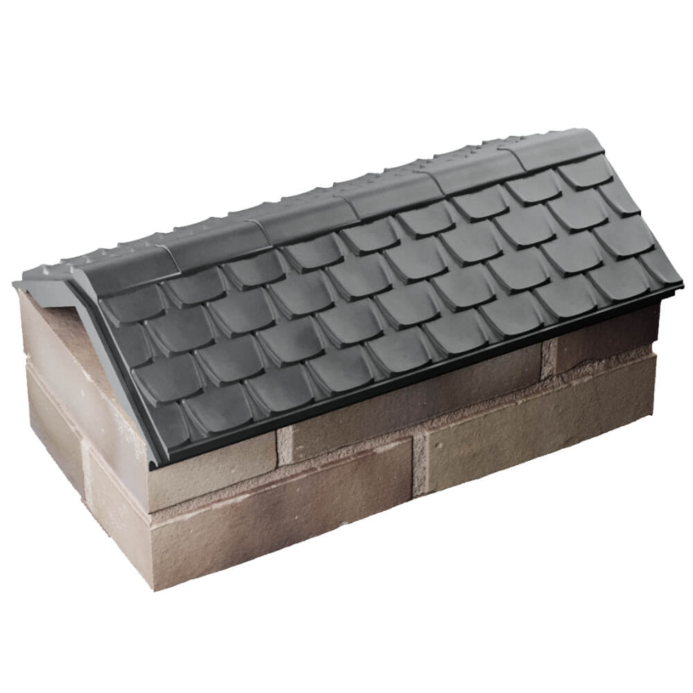 Парапет Zking Эльбрус Серый с посадкой на 1 кирпич (255мм) в Сочи фото