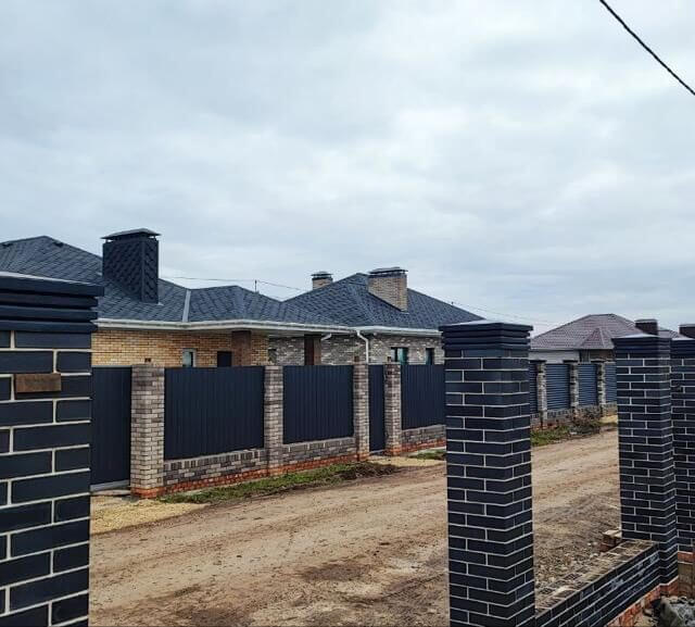 Колпак Zking Бона ХайТек Серый на столб 1.5х1.5 кирпича (385х385мм) в Сочи фото