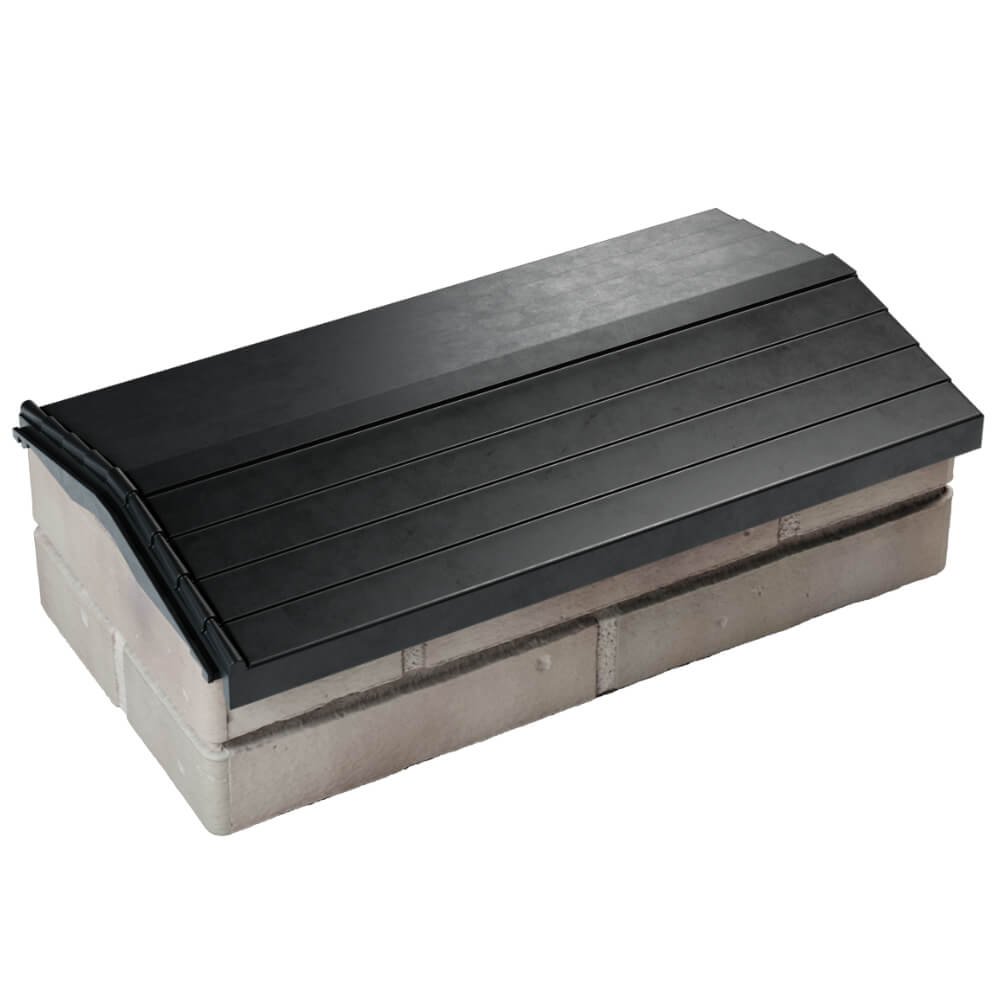 Парапет Zking Бона ХайТек Черный с посадкой на 1 кирпич (200/225/255мм) в Сочи фото