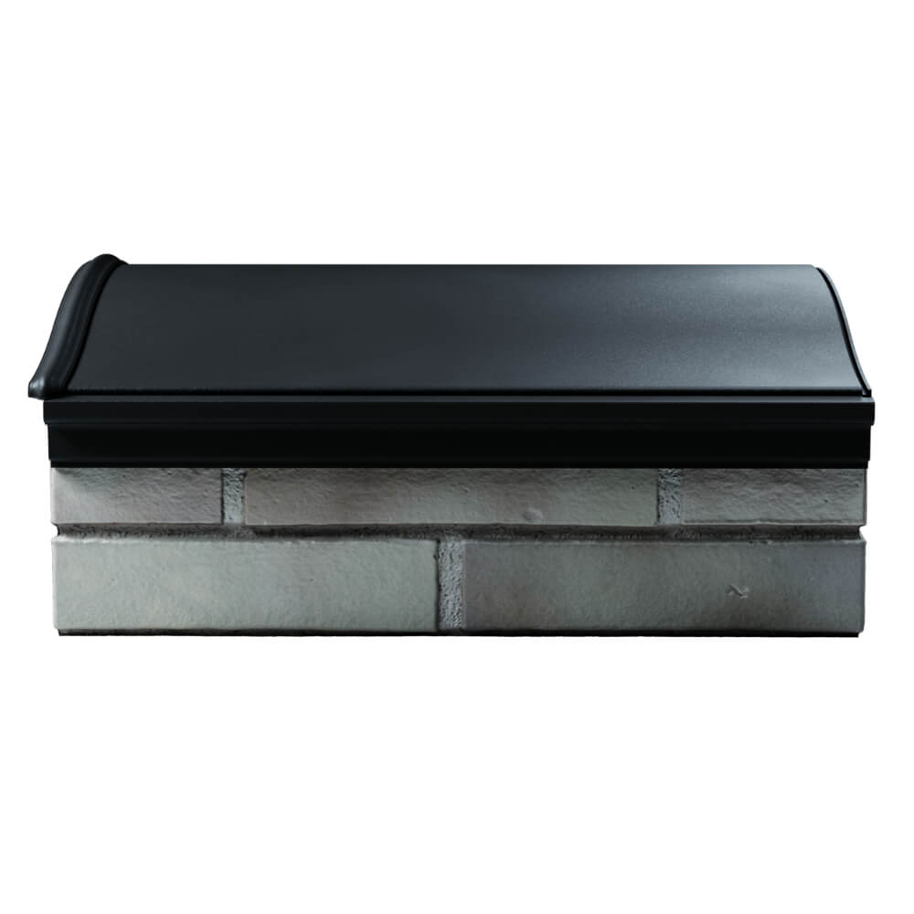 Парапет Zking Монблан Черный посадка на 1.5 кирпича (355/385мм) в Сочи фото