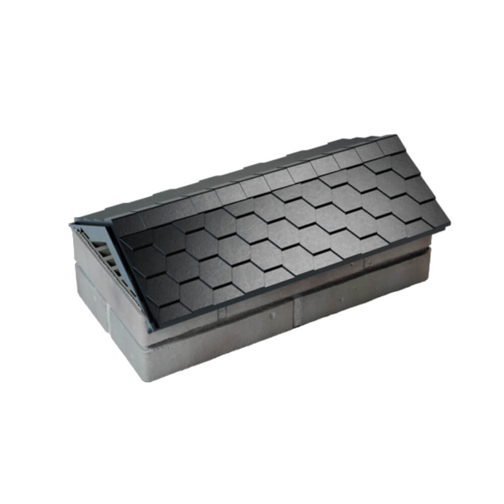 Парапет Zking Эверест Черный с посадкой на 1 кирпич (200/225/255мм) в Сочи фото