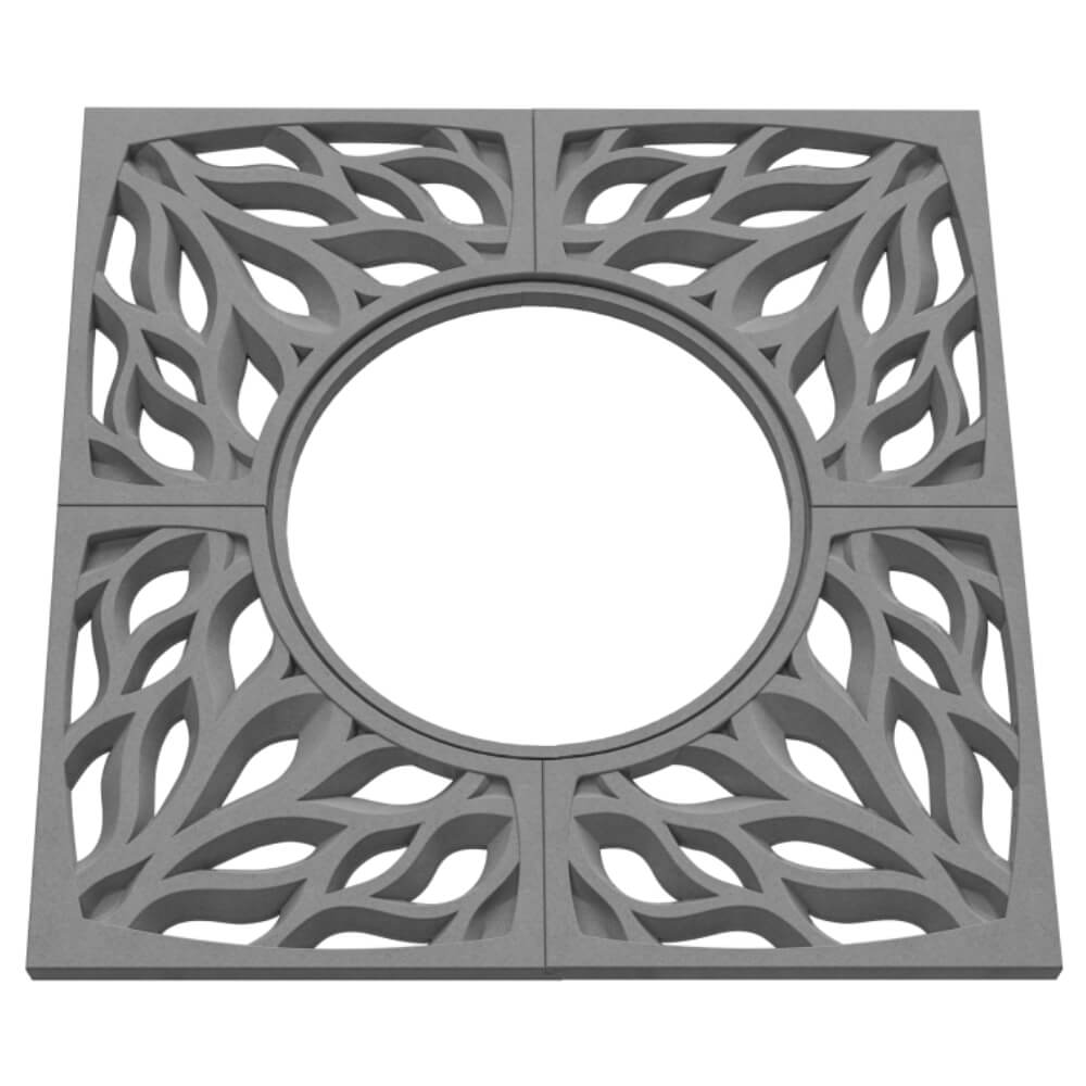 Приствольная решетка для дерева ZKING CRUST 1.2х1.2м Серая в Сочи фото