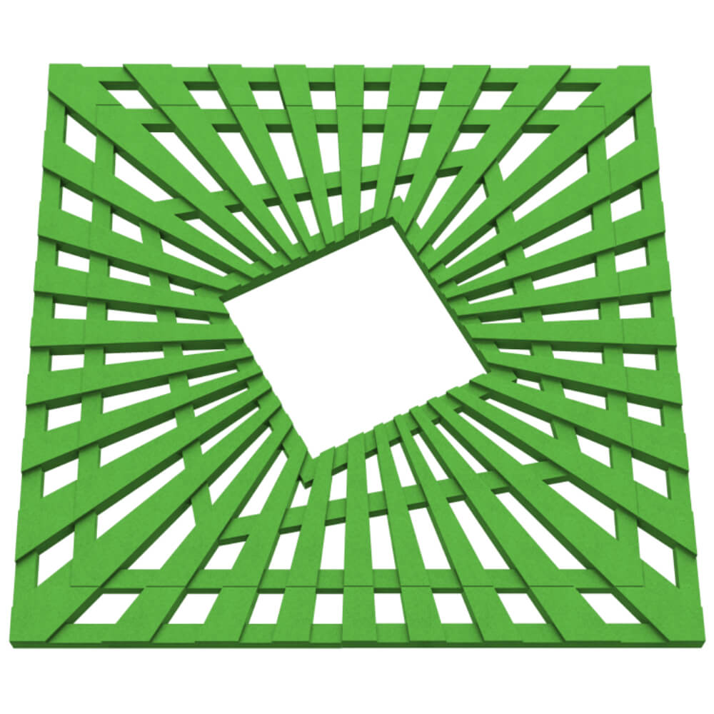 Приствольная решетка для дерева ZKING ATMOSPHERE 1.2х1.2м Зеленая в Сочи фото