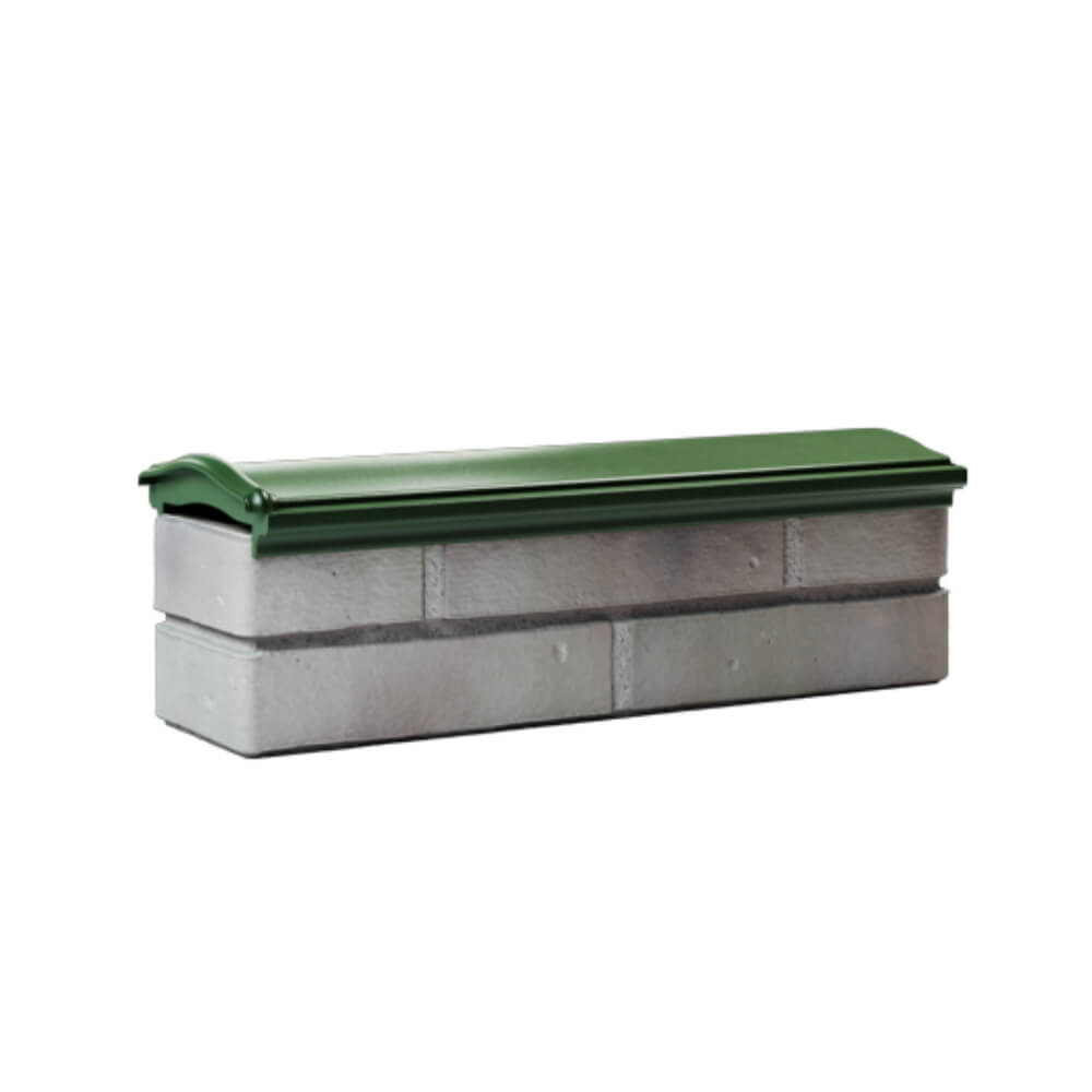 Парапет Zking Монблан Зеленый посадка на 0.5 кирпича (130мм) Сочи фото