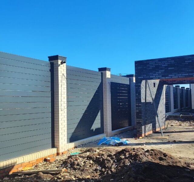 Колпак Zking Бона ХайТек Серый на столб 1.5х1.5 кирпича (385х385мм) в Сочи фото