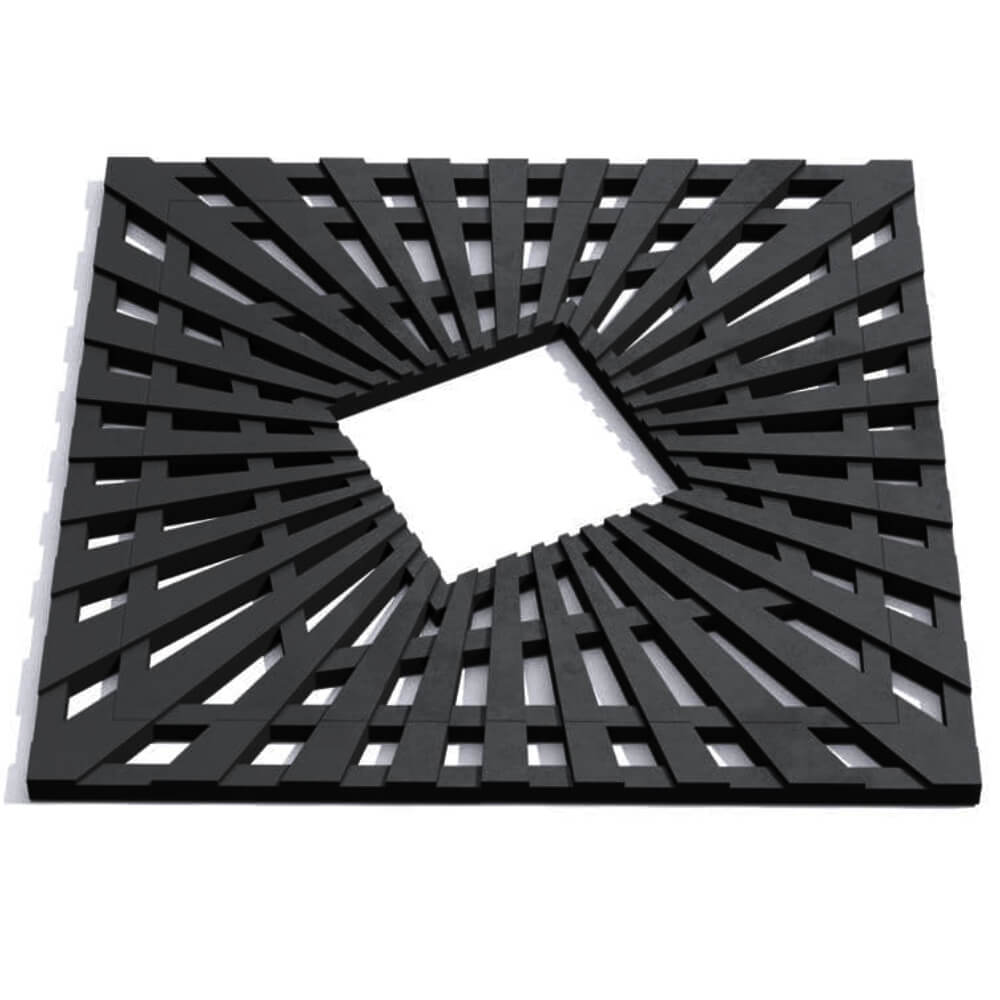 Приствольная решетка для дерева ZKING ATMOSPHERE 1.2х1.2м Черная Сочи фото