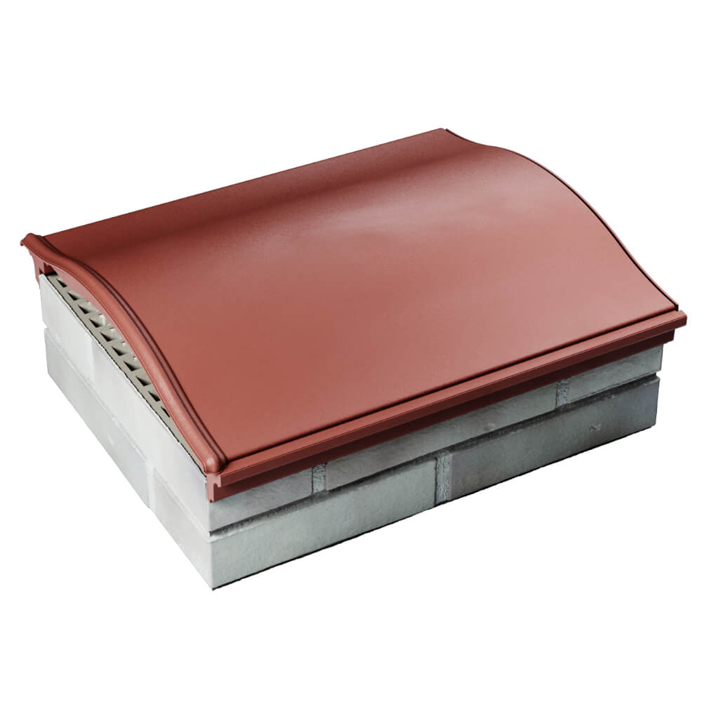 Парапет Zking Монблан Красный посадка на 1.5 кирпича (355/385мм) в Сочи фото