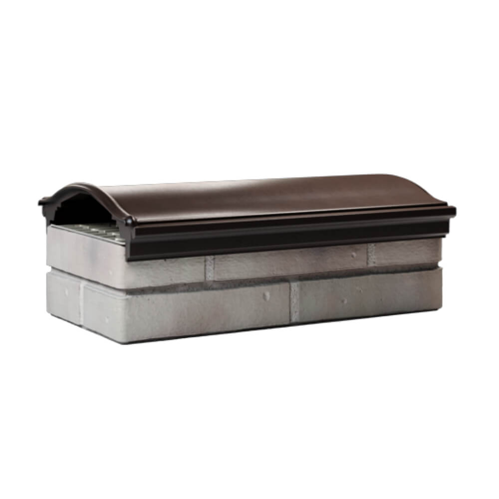 Парапет Zking Монблан Коричневый посадка на 1 кирпич (200/225/255мм) Сочи фото