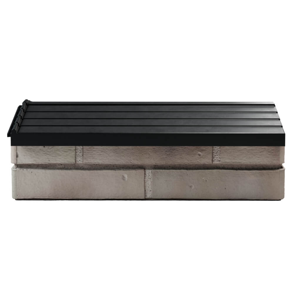 Парапет Zking Бона ХайТек Черный с посадкой на 1 кирпич (200/225/255мм) в Сочи фото