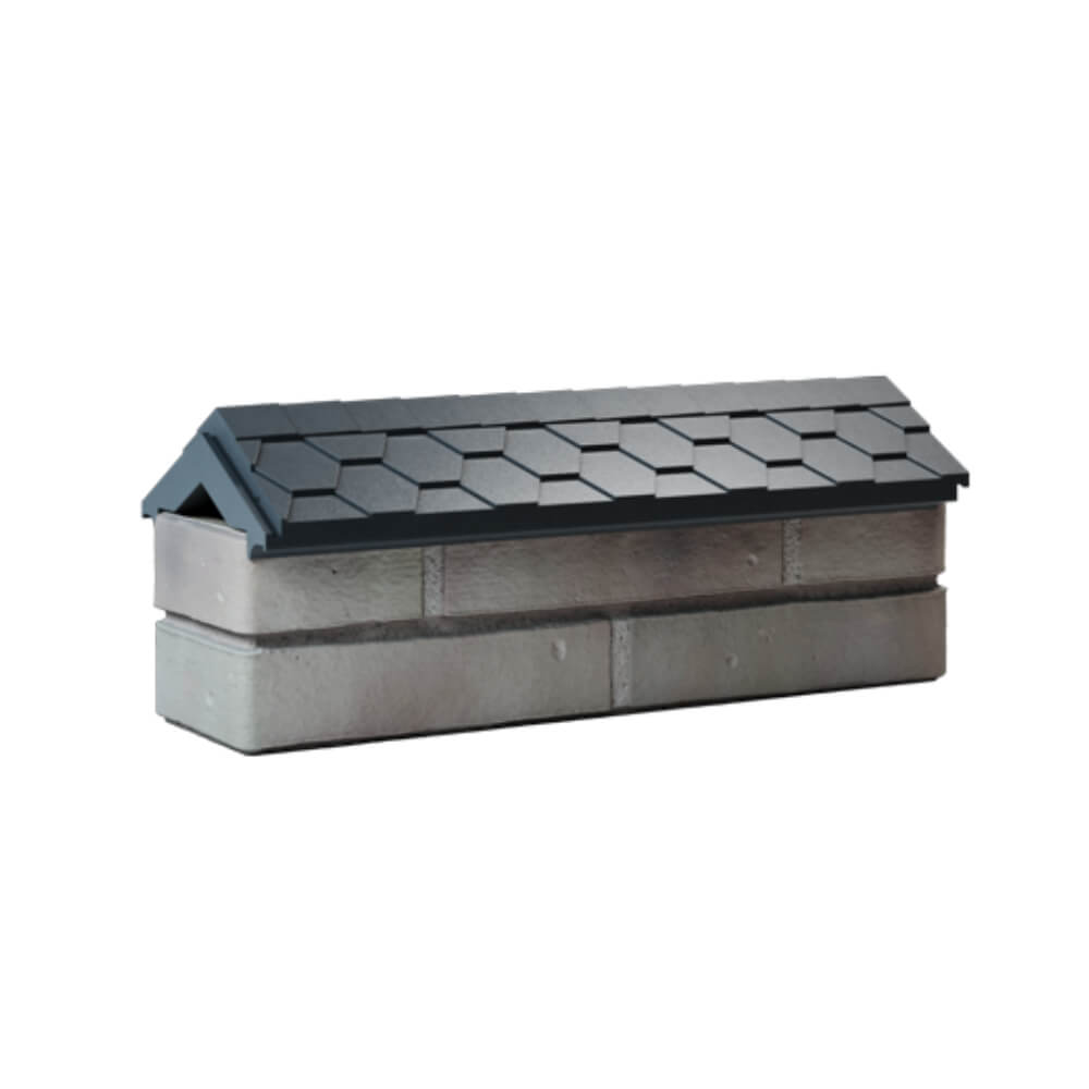 Парапет Zking Эверест Серый с посадкой на 0.5 кирпича (130мм) Сочи фото