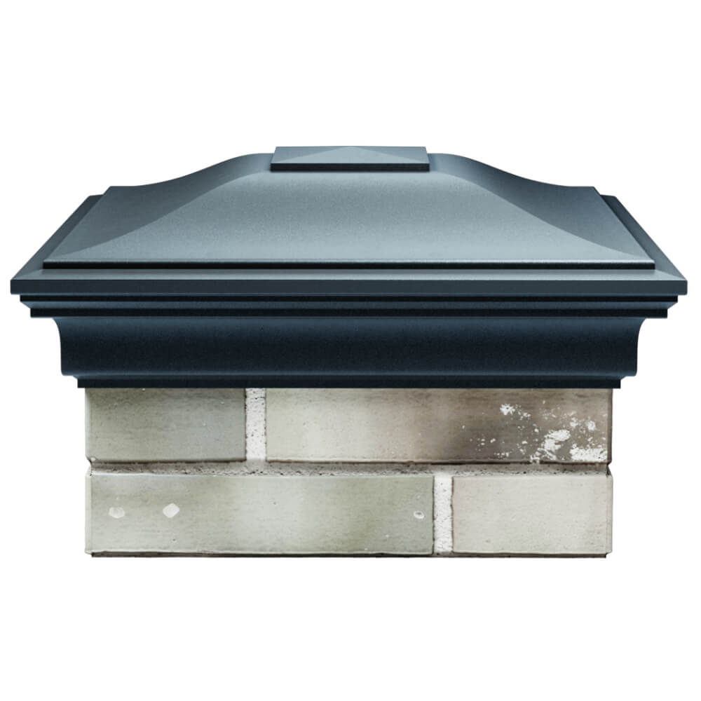 Колпак Zking Монблан Серый на столб 1.5х1.5 кирпича (385х385мм) Сочи фото