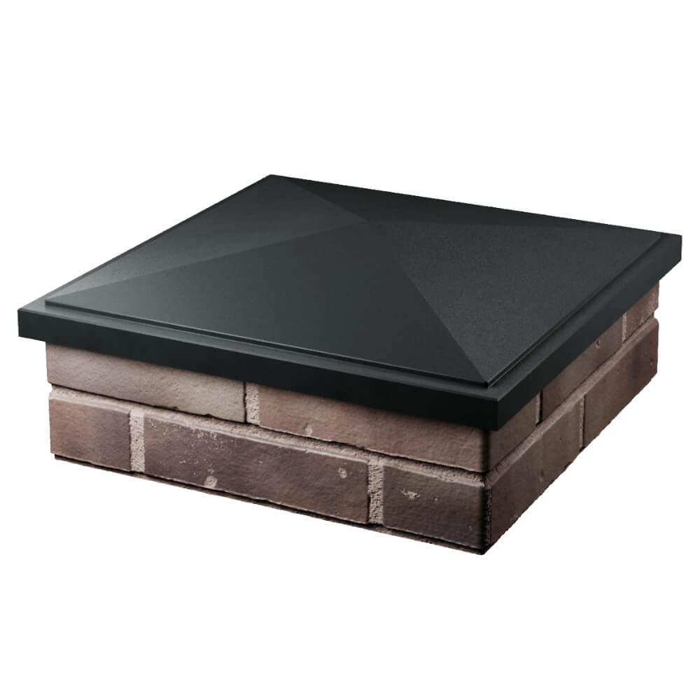 Колпак Zking БонаМоно Черный на столб 2х2 кирпича (515х515, 530х530мм) в Сочи фото