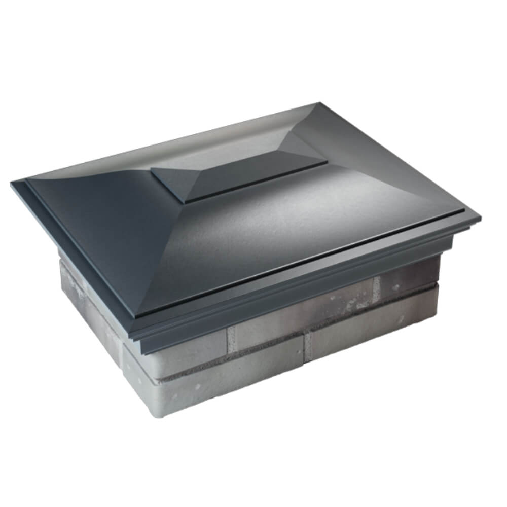 Колпак Zking Монблан Серый на столб 2х1.5 кирпича (515х385мм) Сочи фото