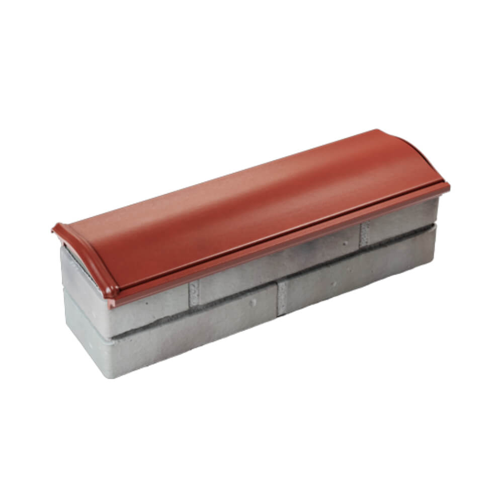 Парапет Zking Монблан Красный посадка на 0.5 кирпича (130мм) в Сочи фото