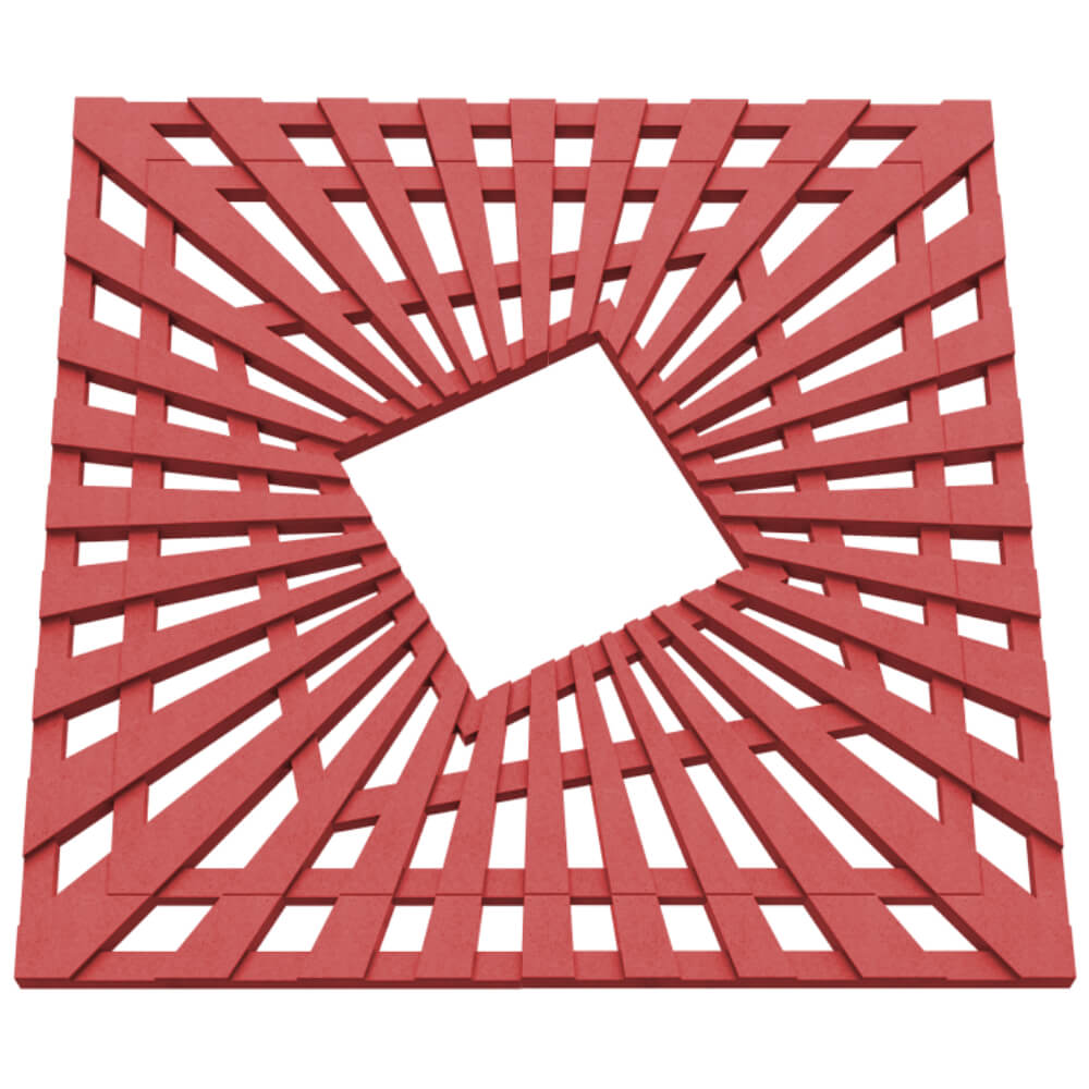 Приствольная решетка для дерева ZKING ATMOSPHERE 1.2х1.2м Красная в Сочи фото