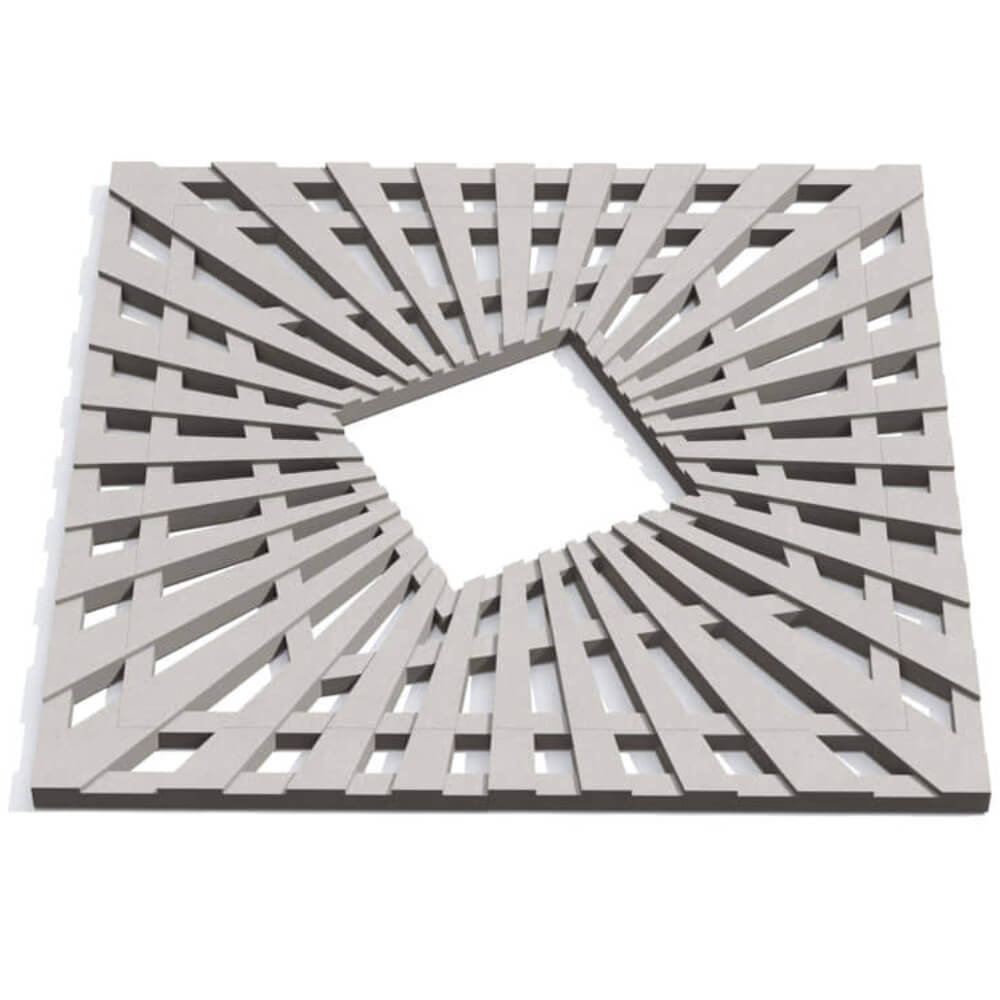 Приствольная решетка для дерева ZKING ATMOSPHERE 1.2х1.2м Бежевая Сочи фото