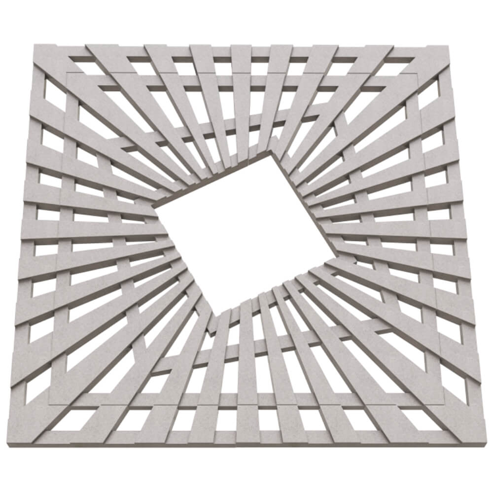 Приствольная решетка для дерева ZKING ATMOSPHERE 1.2х1.2м Бежевая в Сочи фото