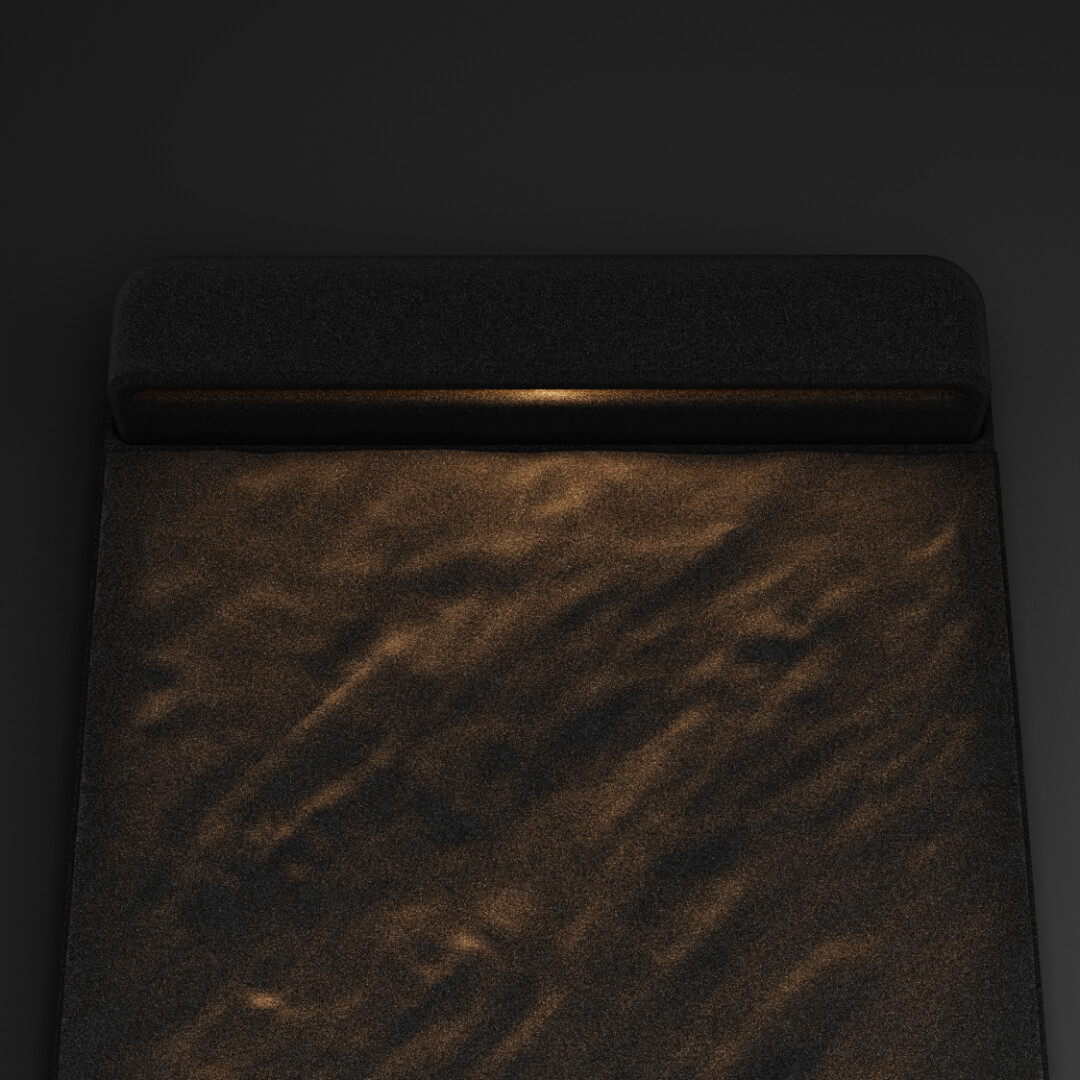 LED Светильник для шаговой плиты STONE Черный Сланец 330х75х98мм в Сочи фото