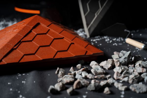 Колпак Zking Эверест Красный на столб 1.5х1.5 кирпича (390х390мм) в Сочи фото