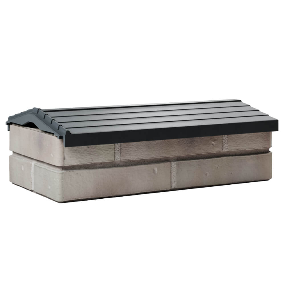 Парапет Zking Бона ХайТек Серый с посадкой на 1 кирпич (200/225/255мм) Сочи фото