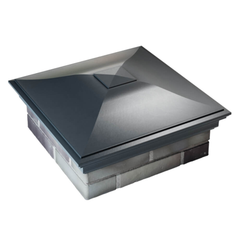 Колпак Zking Монблан Серый на столб 2х2 кирпича (515х515мм) Сочи фото