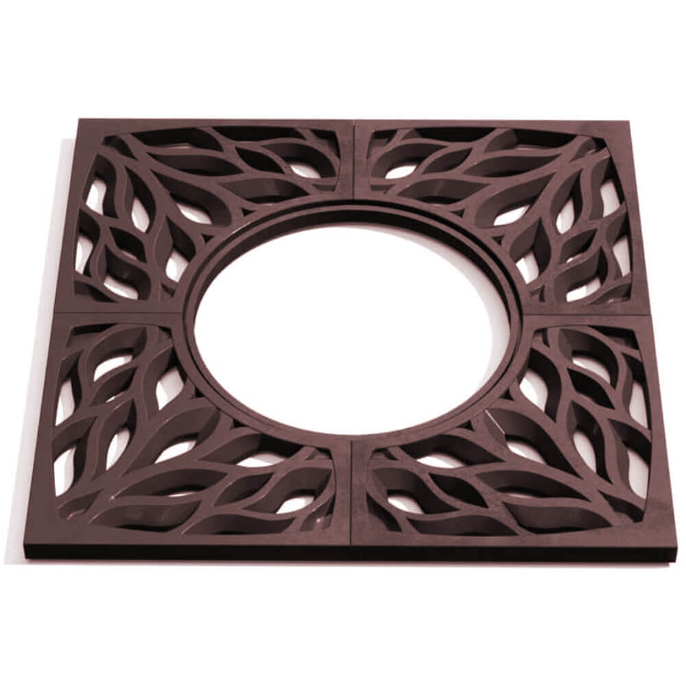 Приствольная решетка для дерева ZKING CRUST 1.2х1.2м Коричневая Сочи фото