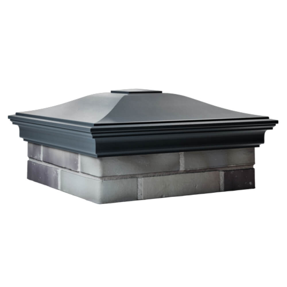 Колпак Zking Монблан Серый на столб 2х2 кирпича (515х515мм) в Сочи фото