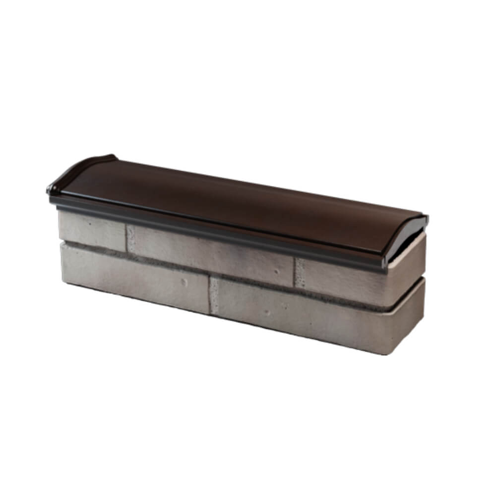 Парапет Zking Монблан Коричневый посадка на 0.5 кирпича (130мм) в Сочи фото